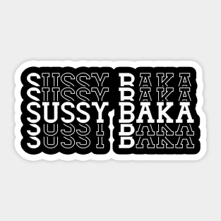 Sussy Baka T-Shirt Sticker